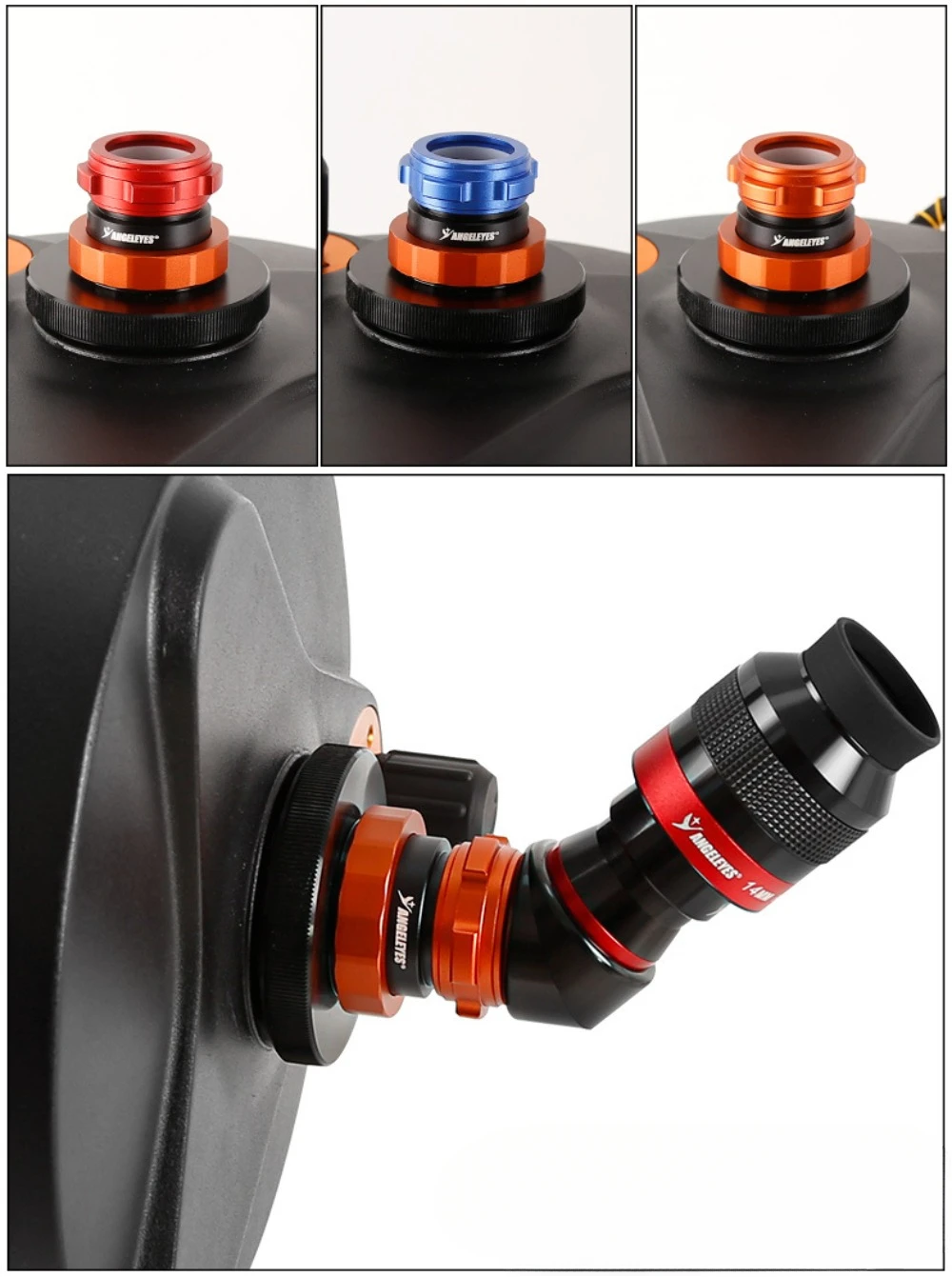 Angeleyes Celestron SCT to 1.25" Coaxial Locking Sleeve Short for 8SE/C8/C925/C11 Primary Mirror to Eyepiece Zenith  Accessory view 5
