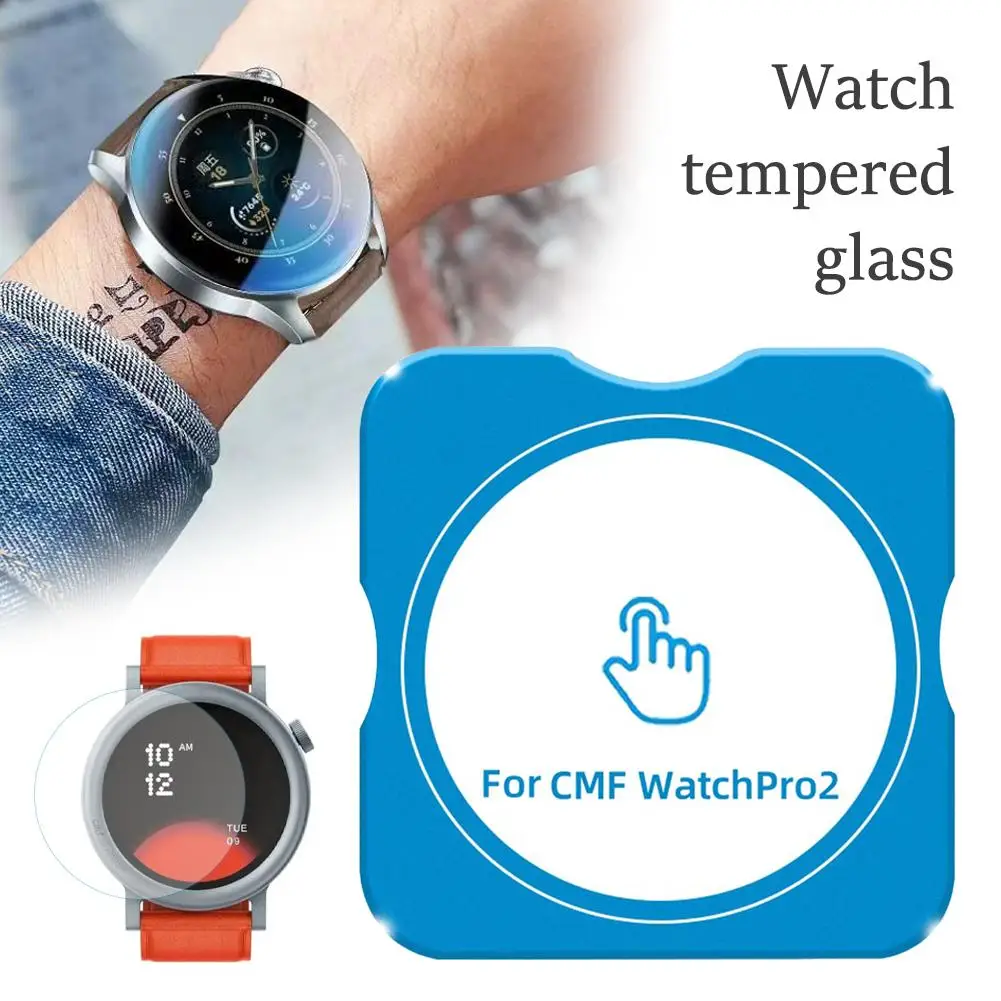 

Закаленное стекло для часов CMF By Nothing WatchPro2, CMF, CMF, Watchpro2 для часов CMF By, Watchpro2, устойчивое к царапинам, C2A0