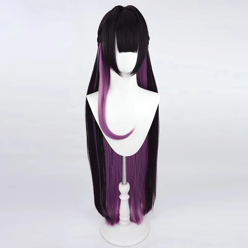 NIKKE: Goddess of Victory Mihara Cosplay Wig, Highlighted Styling with Scalp Cap Long Hair