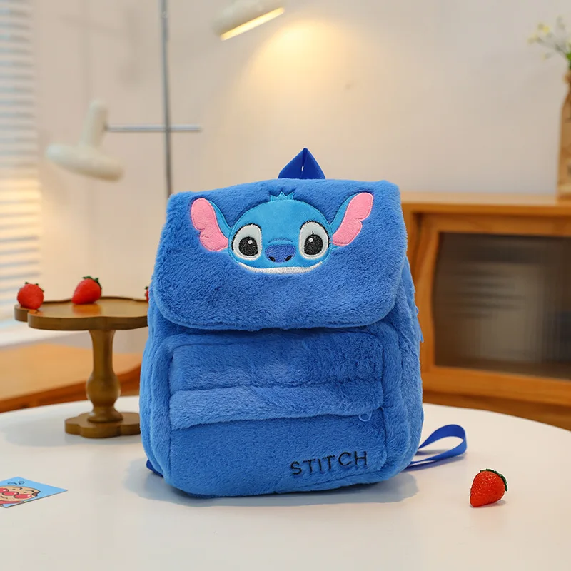 

Disney Stitch Strawberry Bear Backpack is a portable and fashionable backpack for traveling, large capacity, girly heart bag str