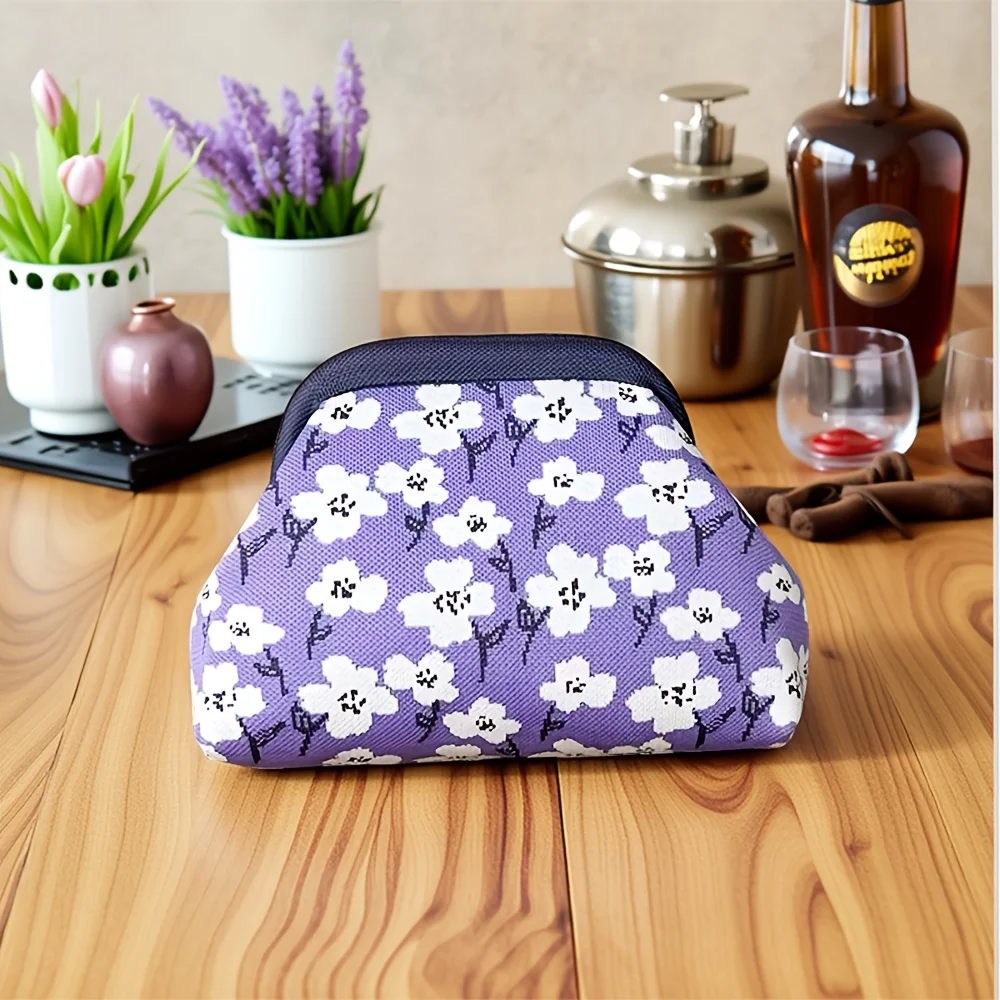 Neue Damenhandtasche mit Kirschstickerei, Modische und Praktische Stricktasche, Vielseitige Pendler-Cloud-Tasche. – Detail 10