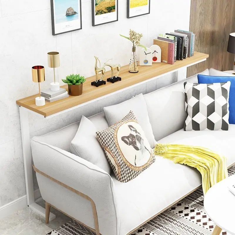 Sofa rack, long living room, table, heating, multi-layer seams next to the bed, bedside storage against the wall