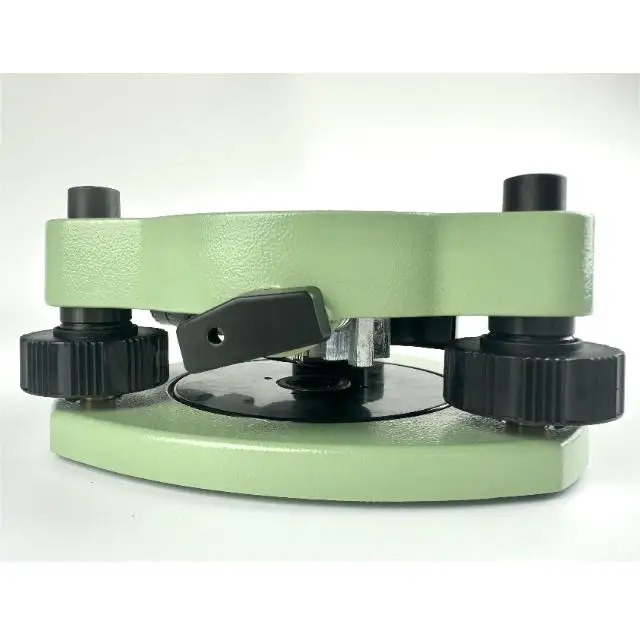 2024 green tribrach for total station use three jaw surveying instrument base without optical plummet accessory