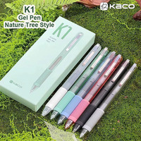 KACO Gel Pen K1 Nature Tree Style 0.5mm Quick-Dry Comfort Anti-Slip Rod Smooth Writing Black Pens Journal Office School Supplies