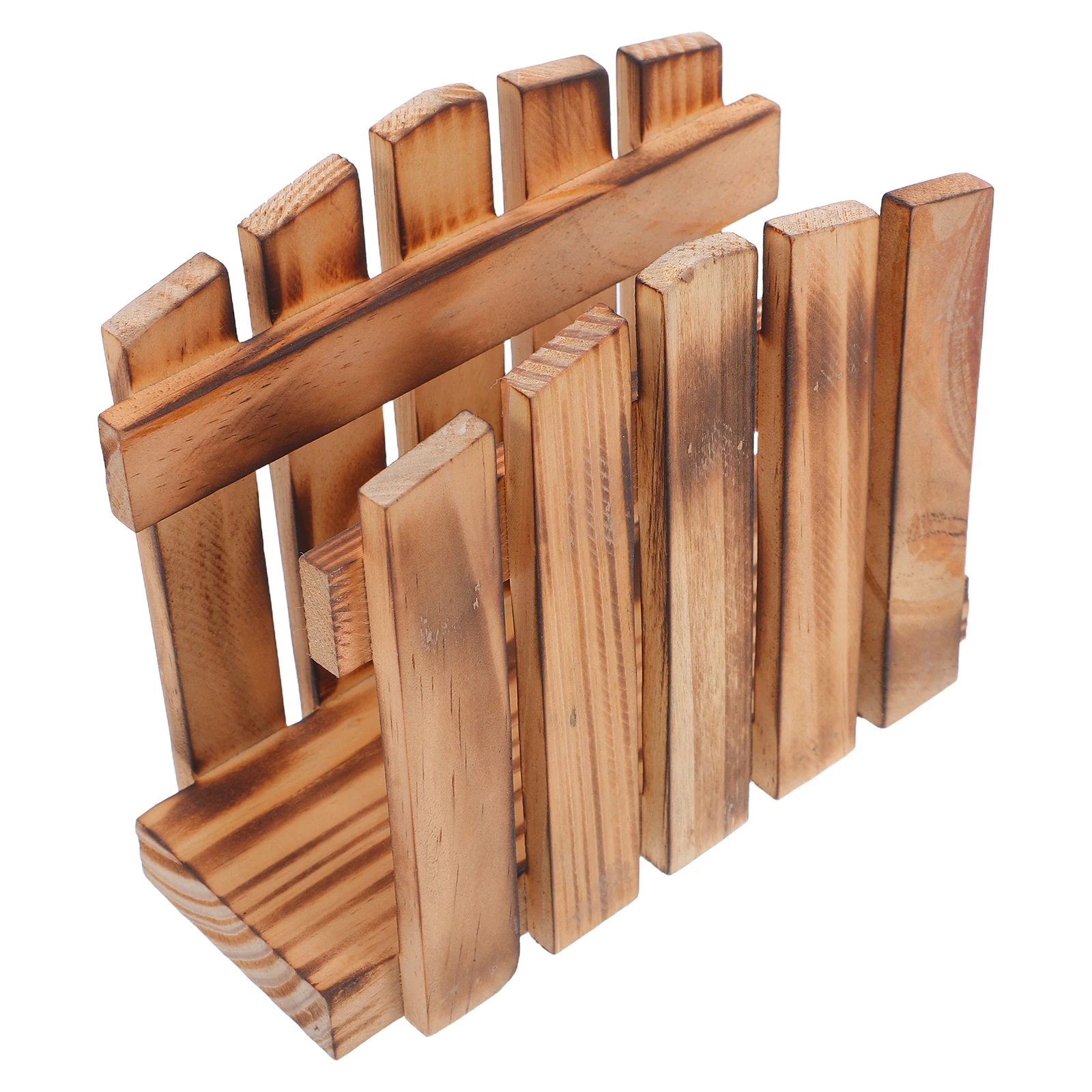 

Wooden Napkin Stand Decorative Paper Towel Holder Desktop Holders Kitchen Rack Dining Table
