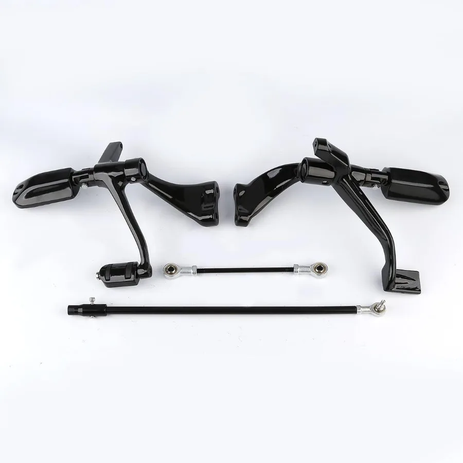 مجموعة التحكم الأمامية رافعة Footpeg لـ Harley Sportster XL883 XL1200 20142022 راحة ركوب الدراجات النارية وتعزيز التحكم