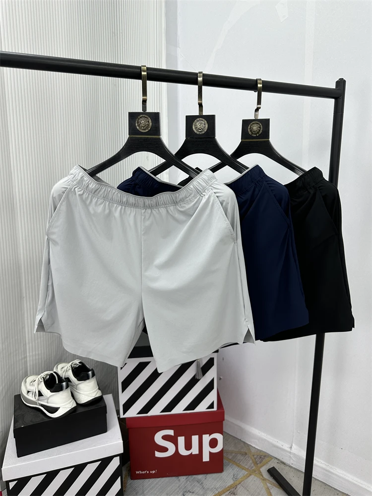 

Summer New Faion Simple Men's Outdoor Running Fitn ort Pants Glue Design Qui Dry Sports orts Sli Urban Youth