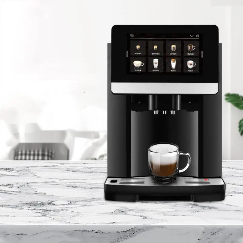 20 Beverages 7 Inch Display Bean To Cup One Touch Cappuccino Latte Milk Foam Espresso Maker Automatic Coffee Machine