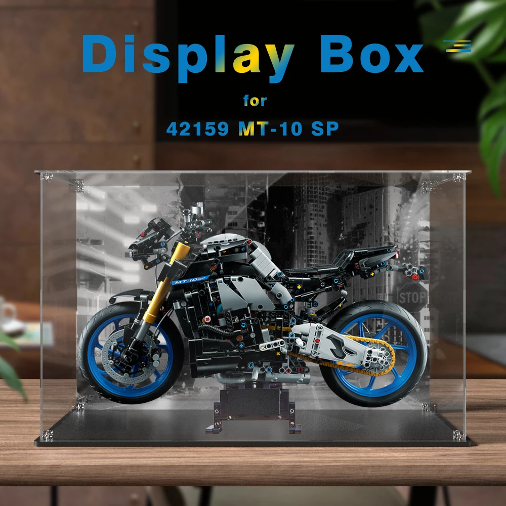 

Acrylic Display Box for Lego 42159 MT-10 SP Dustproof Clear Display Case (Toy Bricks Set not Included）