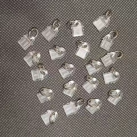 10/20Pcs Mobile Phone Dustproof Covers, Suitable for Apple, Huawei, Samsung, Dustproof Plug for Mobile Phone Charging Port, Decorative Transparent Pvc Material Type C and 304 Stainless Steel Silver Metal Ring, Suitable for DIY Enthusiasts, Decorative DIY Accessories, Mobile Phone Chain, Free Design, Universal Size