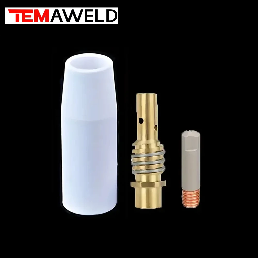 3 قطعة/الحزمة MB-15Ak 14Ak Mig طلاء جديد السيراميك غير عصا لحام الخبث موصل واقية فوهة الأوروبية محمية اكسسوارات