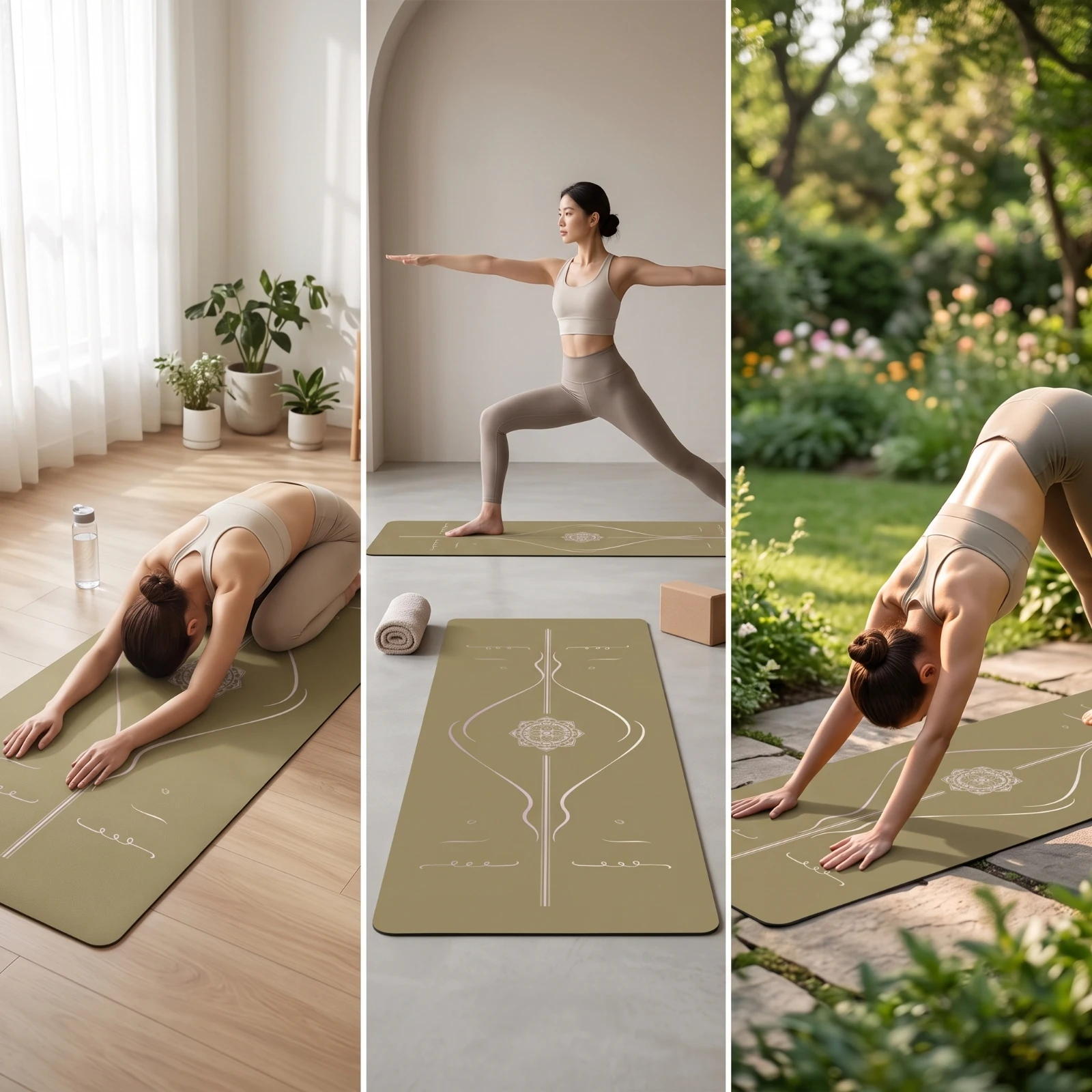 Yoga Practice Mat Grippy Yoga - Home Gym Practice recension och pris