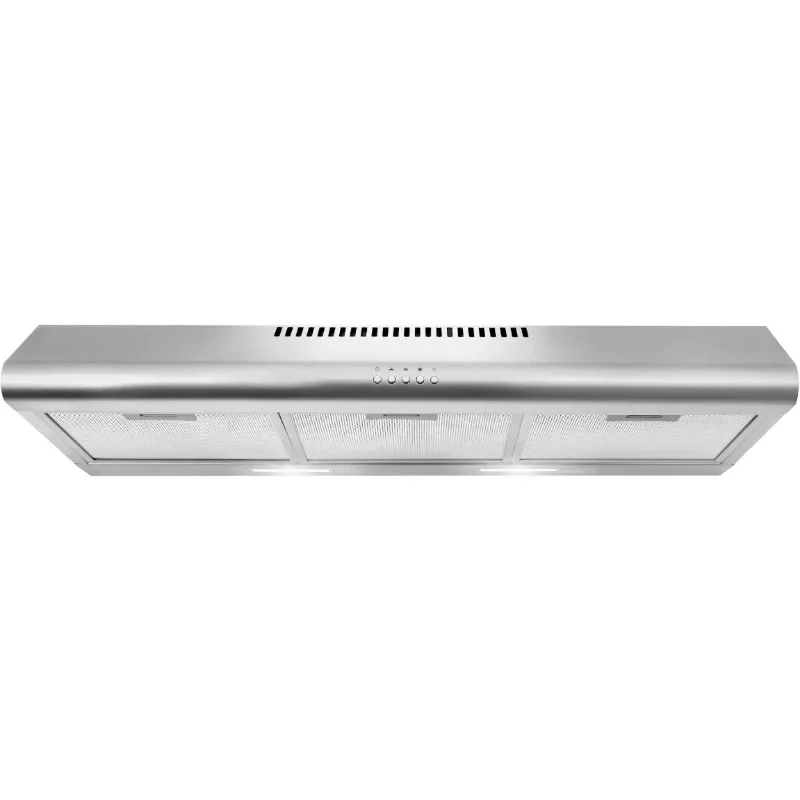 HAOYUNMA dibawah kabinet Range Hood Ductless Convertible Ductless, ventilasi kompor dapur ramping dengan, 3 kecepatan kipas knalpot, Anda berhak mendapatkannya