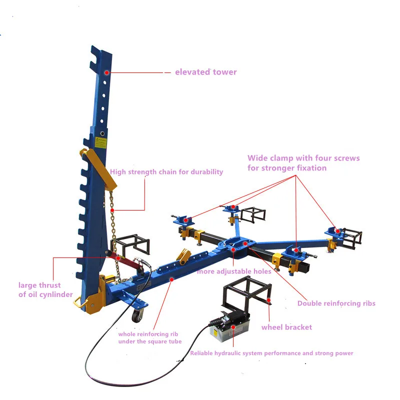 Portable Car Body Frame Machine /Auto Body Frame Puller/Auto Repair Workshop Equipment