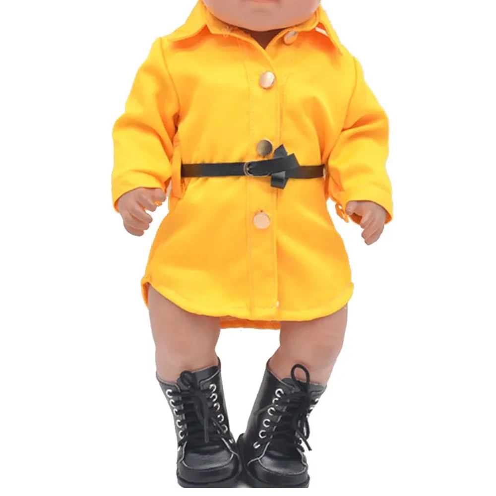Doll clothes for 43 cm toy new born doll and American doll Casual crawling clothes Cartoon suits