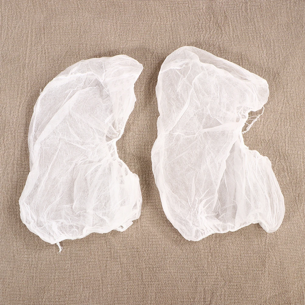 

20PCS Disposable Hat Nonwoven Full Face Disposable Bath Cap Cover Cap Shower Bath Kart Kitchen Bar Safe Lightweight