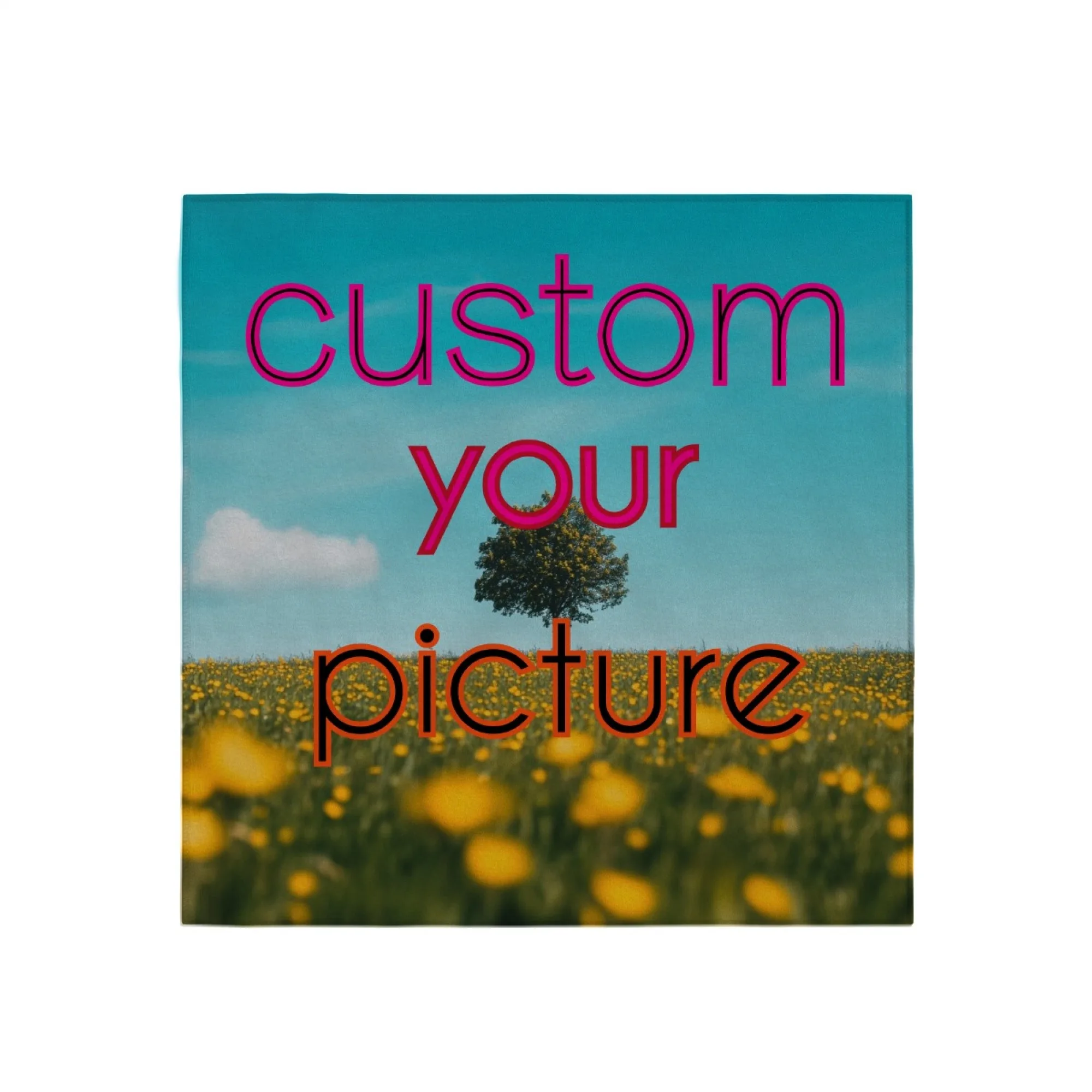 

20pcs Digital Print Custom Scarf Your Own Pattern on Soft Scarf silk scarf
