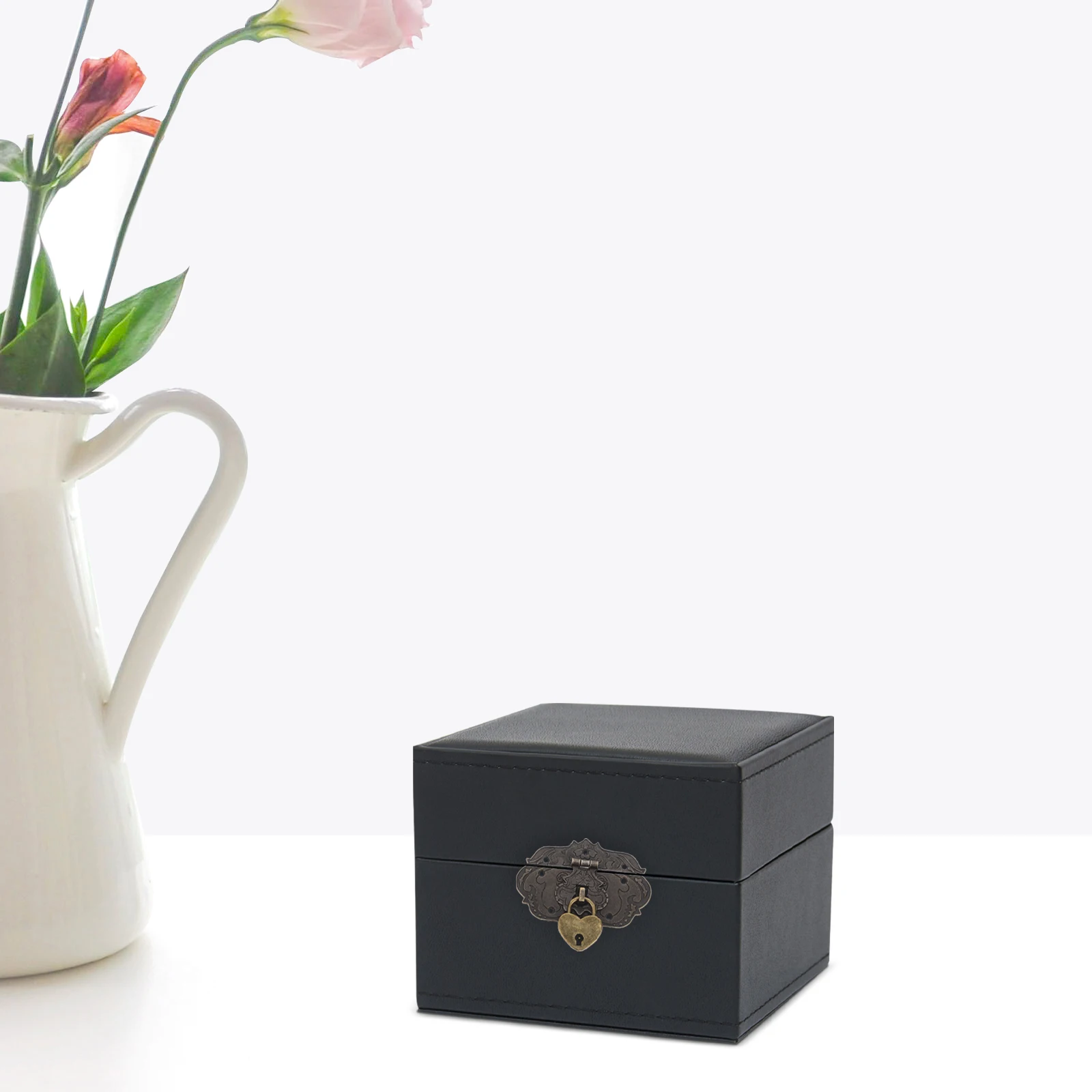 

Retro Heart Wooden Boxes Buckle Buckle Latches Zinc Alloy Decorative Locks for Boxes Wooden Cases Vintage Style Hardware