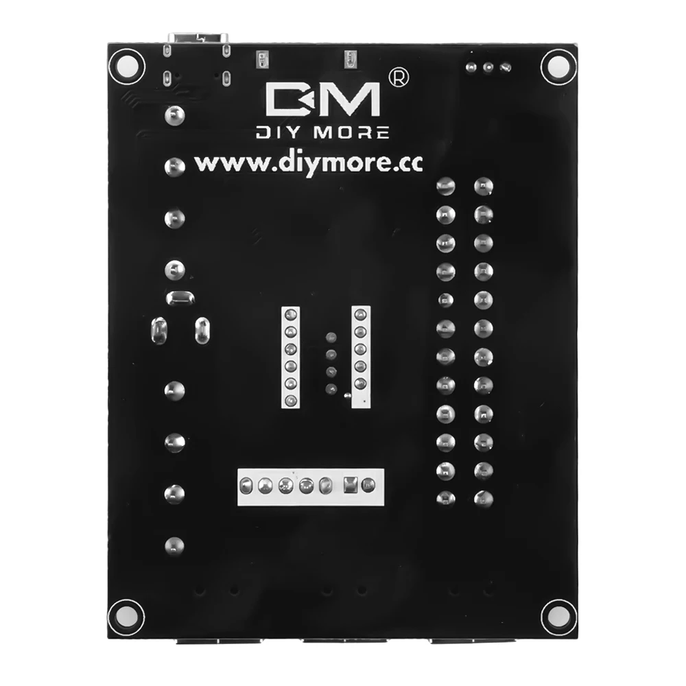 Diymore 20/24 Pins ATX Power Supply Breakout Board and Acrylic Case Kit Module Adapter Power Connector Support 3.3V/5V/12V