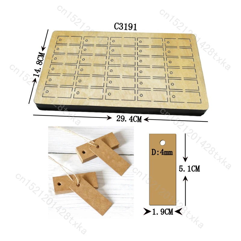 

New Tag Wooden Die Scrapbooking, Cutting Dies for Common Die Cutting Machines on the Market, C3191