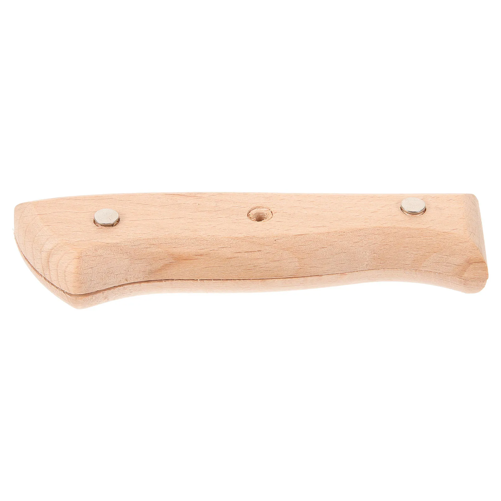 

1Set Kitchen Cutter Handle Replacement Solid Wood Non-Skid Grip Ergonomic Design for Chopping Cutter Comfortable Long-Use Handle