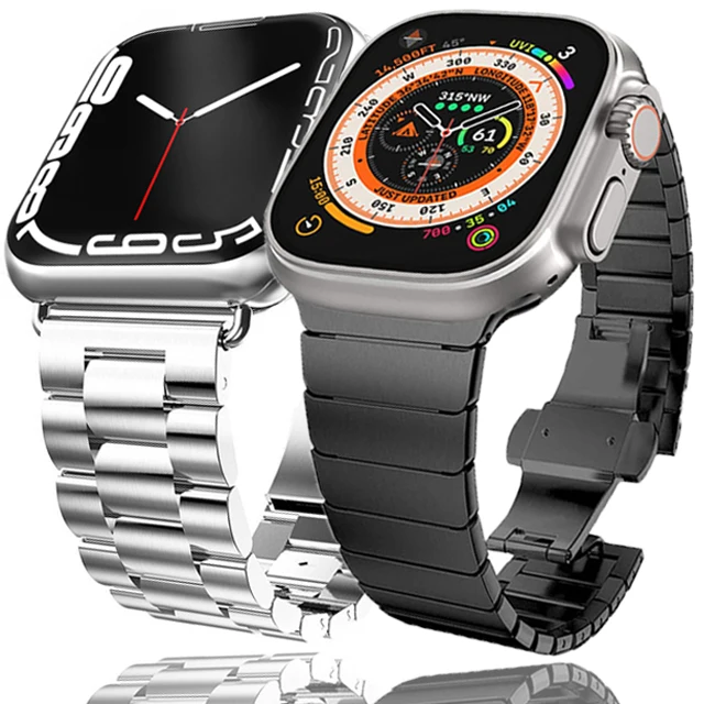 Edelstahlarmband für Apple Watch Ultra 3 2 49 mm 45 41 40 46 38 42 44 mm Metallarmband für iWatch Serie SE 11 10 9 8 7