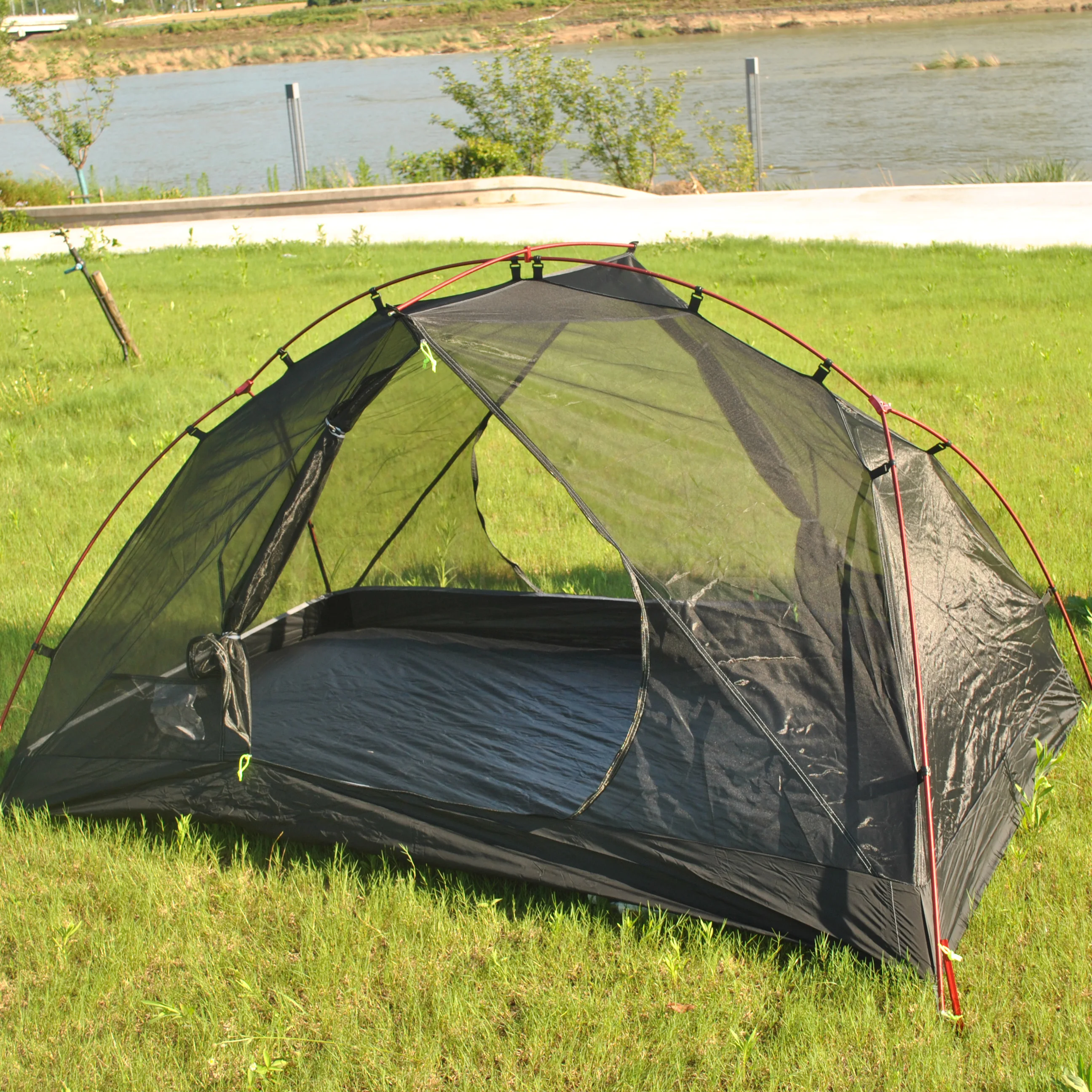 Ultralight 20D 2.4KG Silicone Nylon Waterproof Hiking Tent Easy Set up 2 Person Outdoor Camping Tent Shelter with Footprint