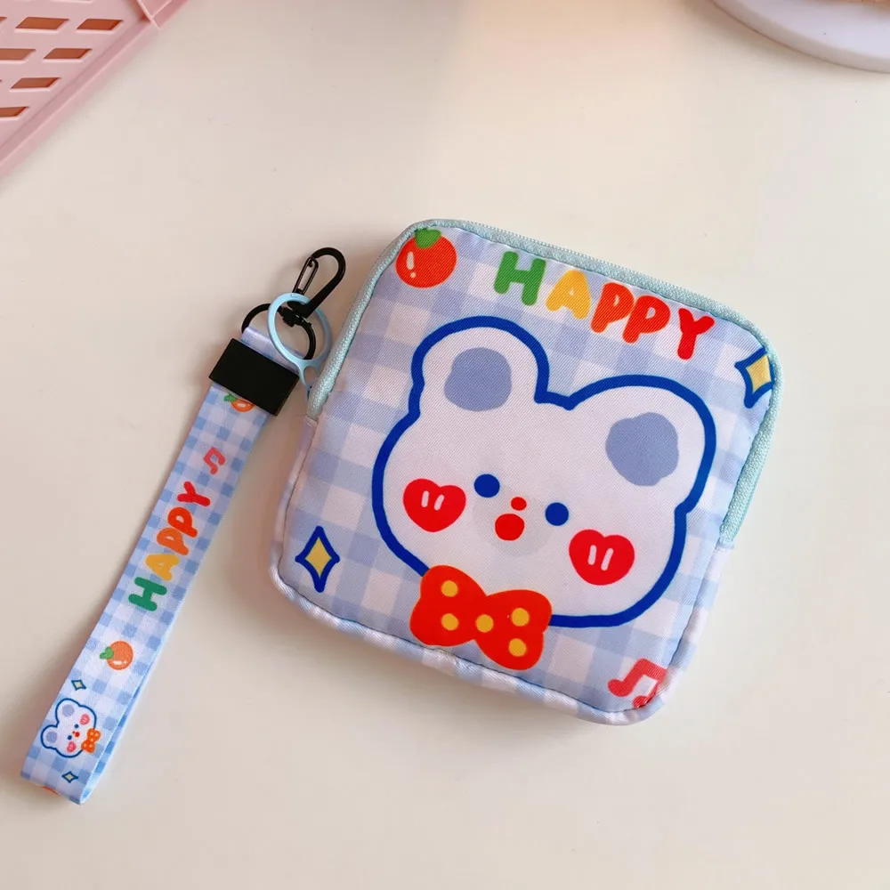 Sanitary Napkin Bag Girl Travel Mini Makeup Bags Korea Card Lipstick Earphone Storage Bag Cosmetiquera Para Maquillaje Organizer