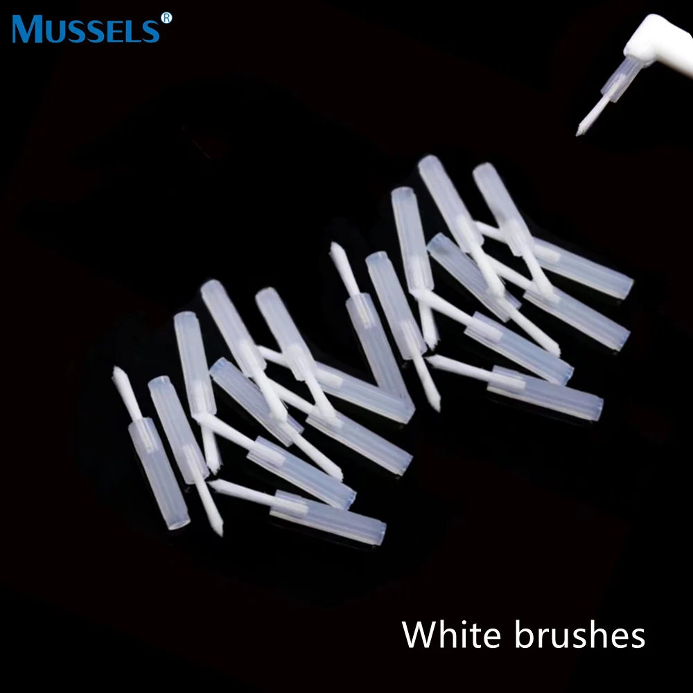 Disposable Brush Tips Composite Dental Micro Applicator Handle For Teeth Bonding Etching Varnish Adhesive Dentist Clinic Tools