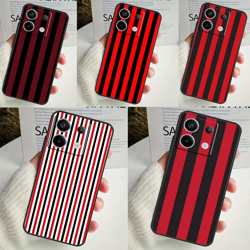 Milan Stylish Stripe Design Case For Xiaomi Redmi 13C 12C 10C 9C 10A Redmi Note 11 9 10 12 13 Pro 9S 10S 11S 12S Cover