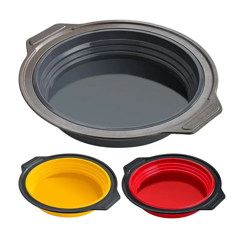 Silicone Cake Pan Mold Silicone Baking Molds For Oven Foldable Easy Release Kitchen Accessories Oven Round Baking Tools
