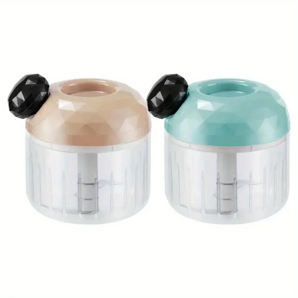 

1PC Manual Garlic Chopper Powerful Garlic Mincer Veggie Chopper Food Processor Small and Portable Suitable for Chop Onion Ginger