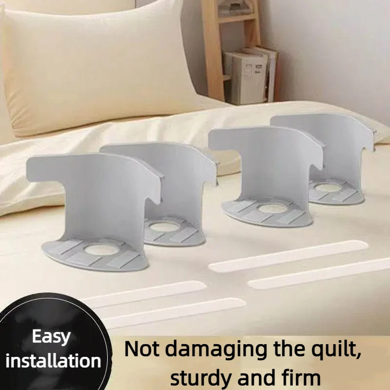 Home daily invisible bed sheet and bed cover holder, multifunctional fixing clip, safe needle free and anti displacement