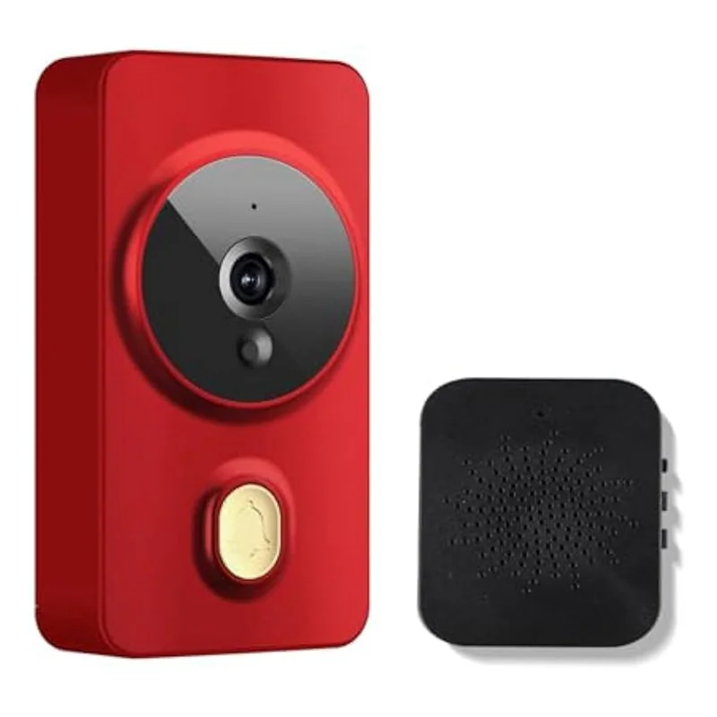 

【Superdeals】Smart Wireless Video Doorbell,Smart Wireless Remote Video Doorbell,With Call,Video,Photo,And Video Recording Functio