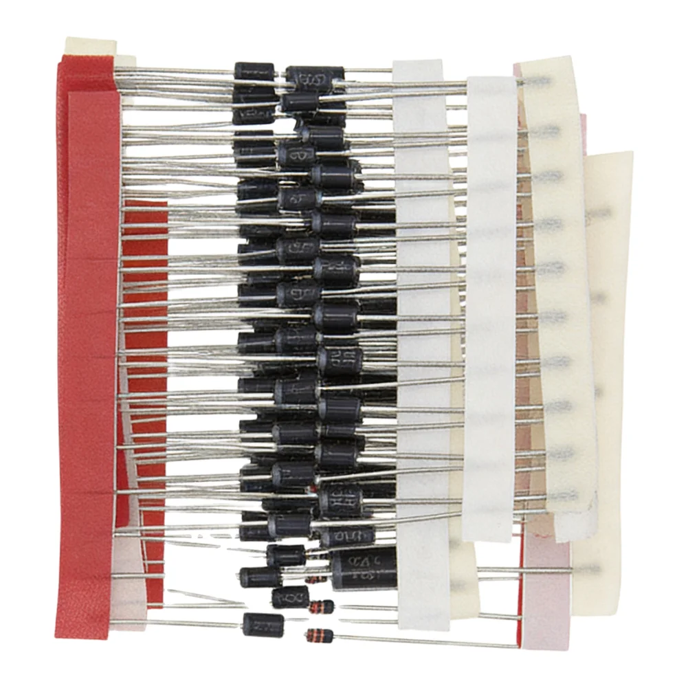 Rectifier Diode Set Diodes Brand New DO-41 FR107 FR207 Parts 1N5399 Replacement 1N5408 1W 30A 8 Values High Quality