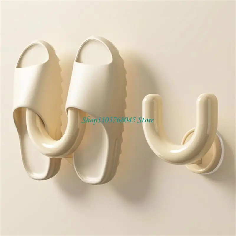R53F Simple to Mounted U Slipper Holder Accessory for Organized Homes