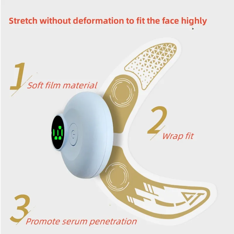 EMS Eye Mask Patch Face Eye Massager Muscle Stimulator Facial Massagers Beauty Eyes Lifting Fatigue Relief eye bags dark circles