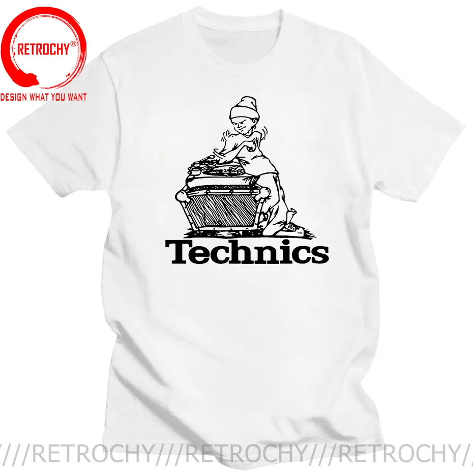 Technics Teach Them Well T-Shirt Classic Scratching DJ T Shirt Men B Boy DJ Wear Gear Turntables T-Shirt Hip Hop Casual tshirt