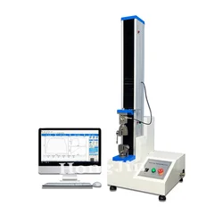 Hong Jin 5kn 10kn macchina per prove di trazione computerizzata a colonna singola Peeling a compressione Tester di trazione per resistenza alla trazione a taglio