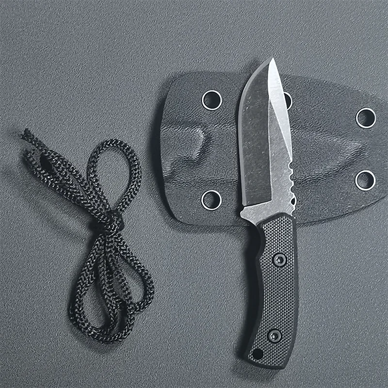 

Мини-маленький портативный нож с фиксированным лезвием и чехлом для ножей, лезвие из нержавеющей стали, инструмент для кемпинга, путешествий, улицы, праздничный подарок