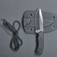 Mini Small Portable Fixed Blade Knife with Knife Case Stainless Steel Blade Camping Travel Outdoor Tool Holiday Gift