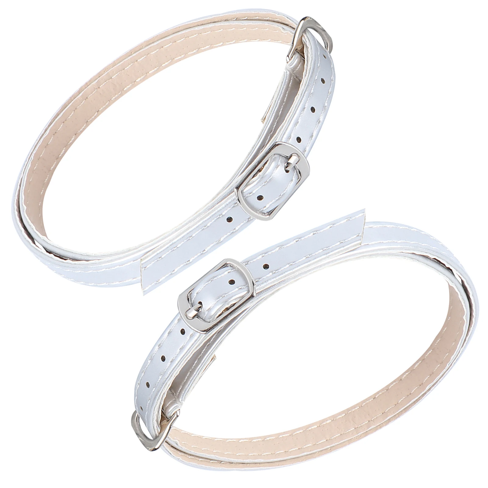 1 Pair Cross Faux Anti-Drop Shoe Straps For High Heels Detachable Ankle Straps Elastic Shoe Laces Women Heel Protector