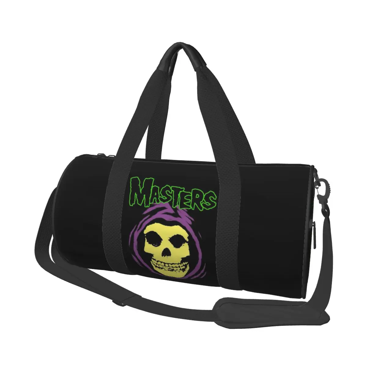 

Bat Skull Misfits Skull Mesh Large Duffle Gym Bag Multi-Functional Duffle Travel Bags Handbags Fitness bag
