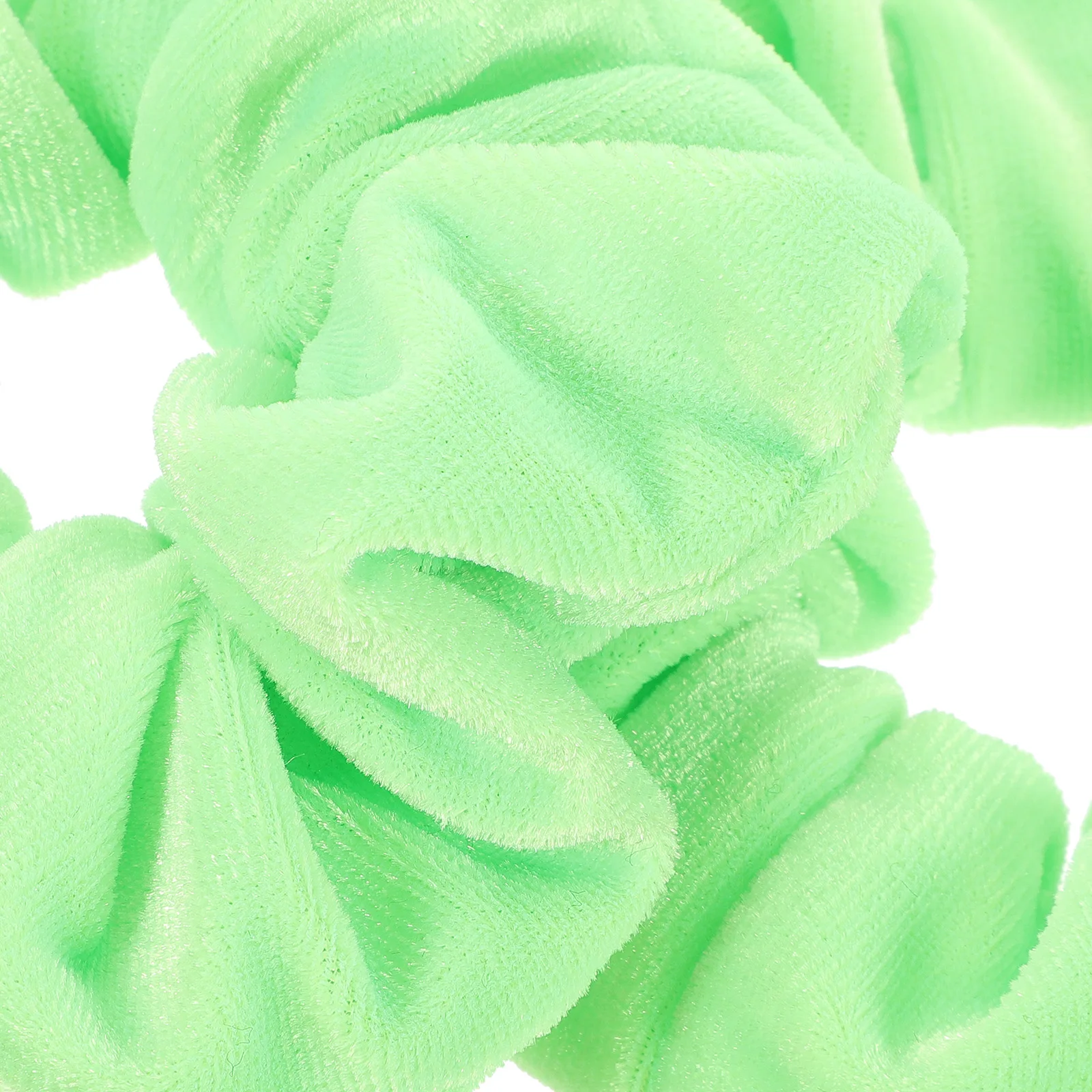 

4 шт. флуоресцентные цветные круглые галстуки для волос для девочек, флуоресцентные высокоэластичные фланелевые аксессуары для подружек невесты, толстые