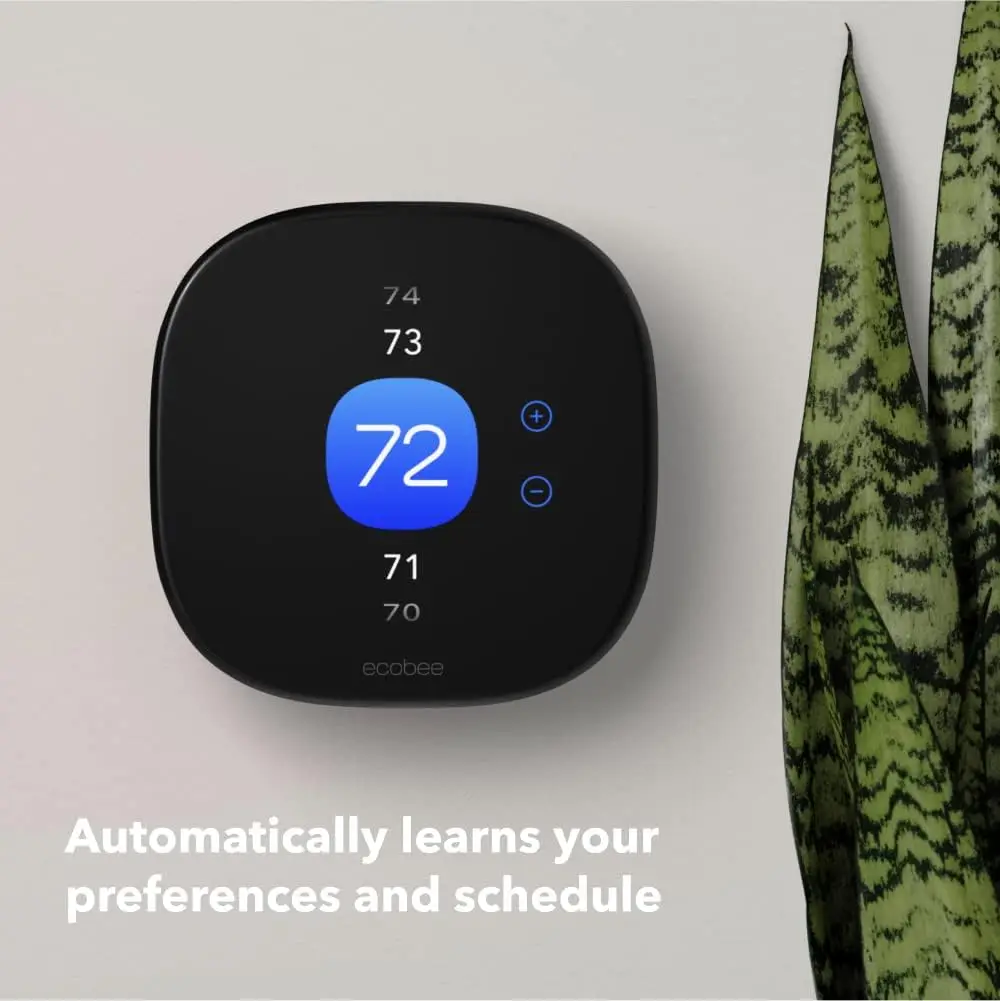 Programmable Wifi Thermostat - Works with Siri, Alexa, Google Assistant - Energy Star Certified - Smart Home