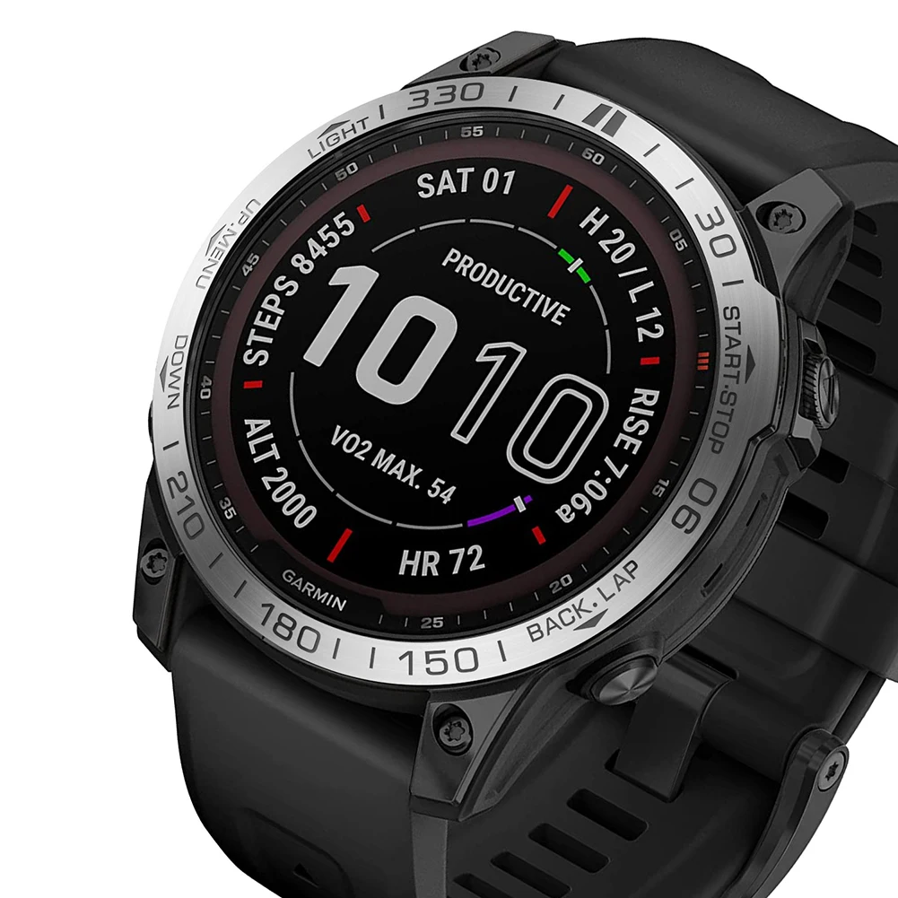 Garmin Fenix ​​7/7S/7X 보호 커버 프레임 범퍼 링 스마트워치 액세서리용 스마트워치 스테인레스 스틸 베젤