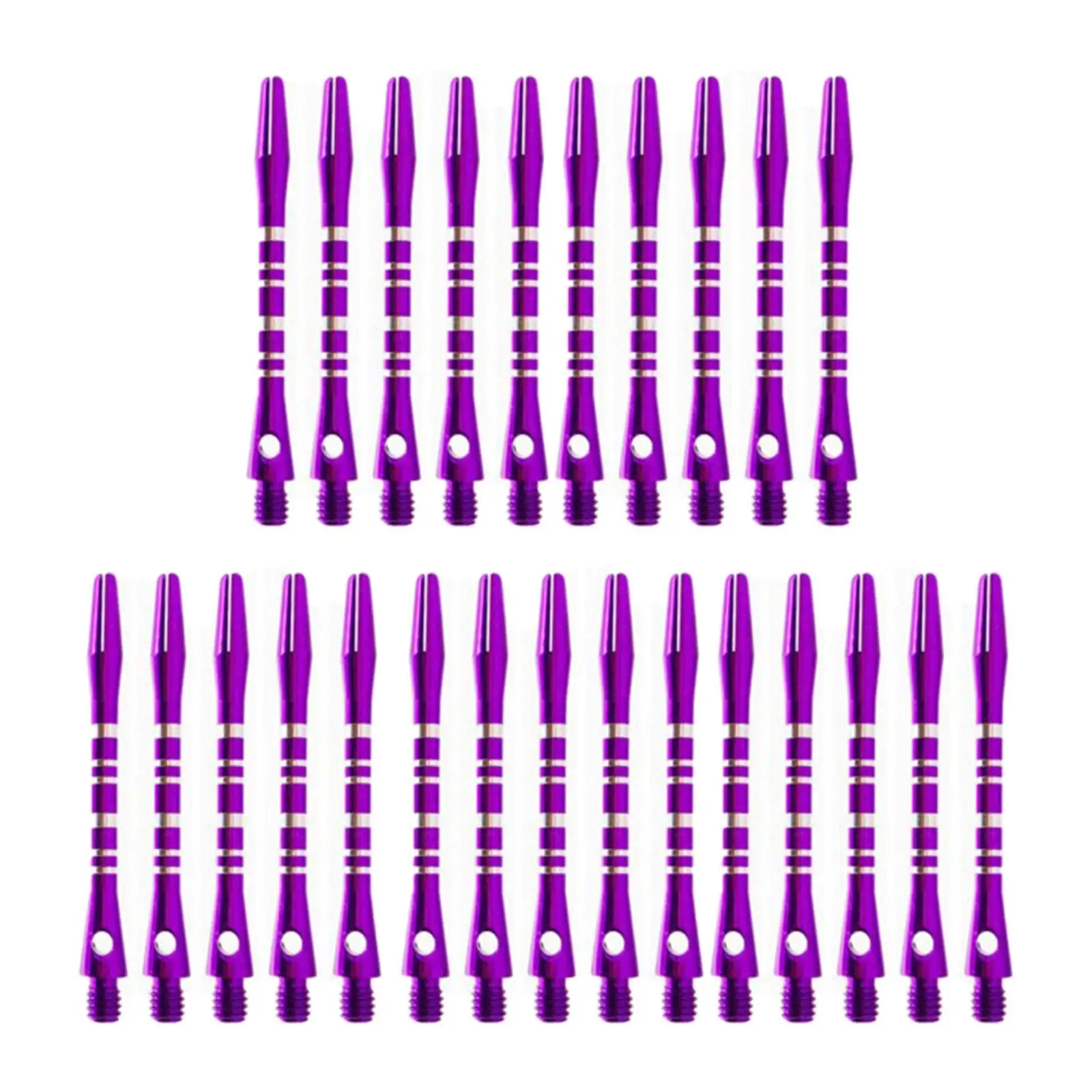 

25Pcs Dart Shafts Dart Rod Training Professional 52 mm Parts Practice 2BA Thread Accessories Dart Stems Sports