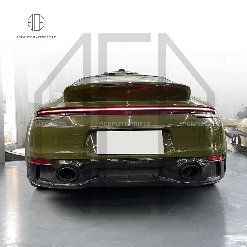 Car Modified Parts 3K Real Carbon Fiber Sports Classic Style Rear Ducktail Spoiler Wing For Porsche 911 992