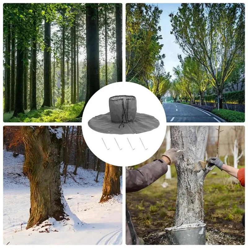 Plant Covers Frost Protection Drawstring Plants Cover Waterproof Anti-Freeze Winter Drawstring Plants Cover For Tree