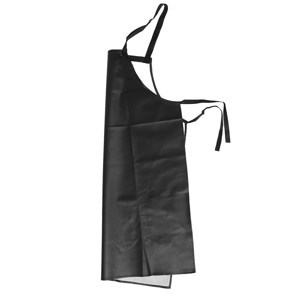 

Waterproof Oil proof PU Apron Kitchen Cooking Supplies Wear resistant Reusable Household Long lasting Anti stain